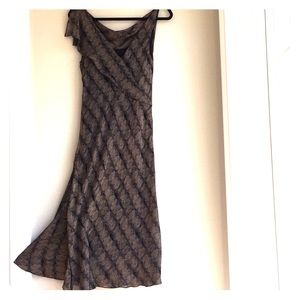 MAX STUDIO 100% Silk Chiffon Dress